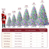 Pre-Lit Flocked Cedar Christmas Tree