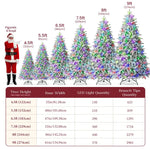 Pre-Lit Flocked Cedar Christmas Tree